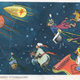 Illustration for article titled Space-Themed Soviet Postcards Are a Cosmic Delight